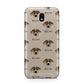 Catahoula Leopard Dog Icon with Name Samsung J5 2017 Case