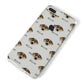 Catahoula Leopard Dog Icon with Name iPhone 8 Plus Bumper Case on Silver iPhone Alternative Image