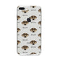 Catahoula Leopard Dog Icon with Name iPhone 8 Plus Bumper Case on Silver iPhone