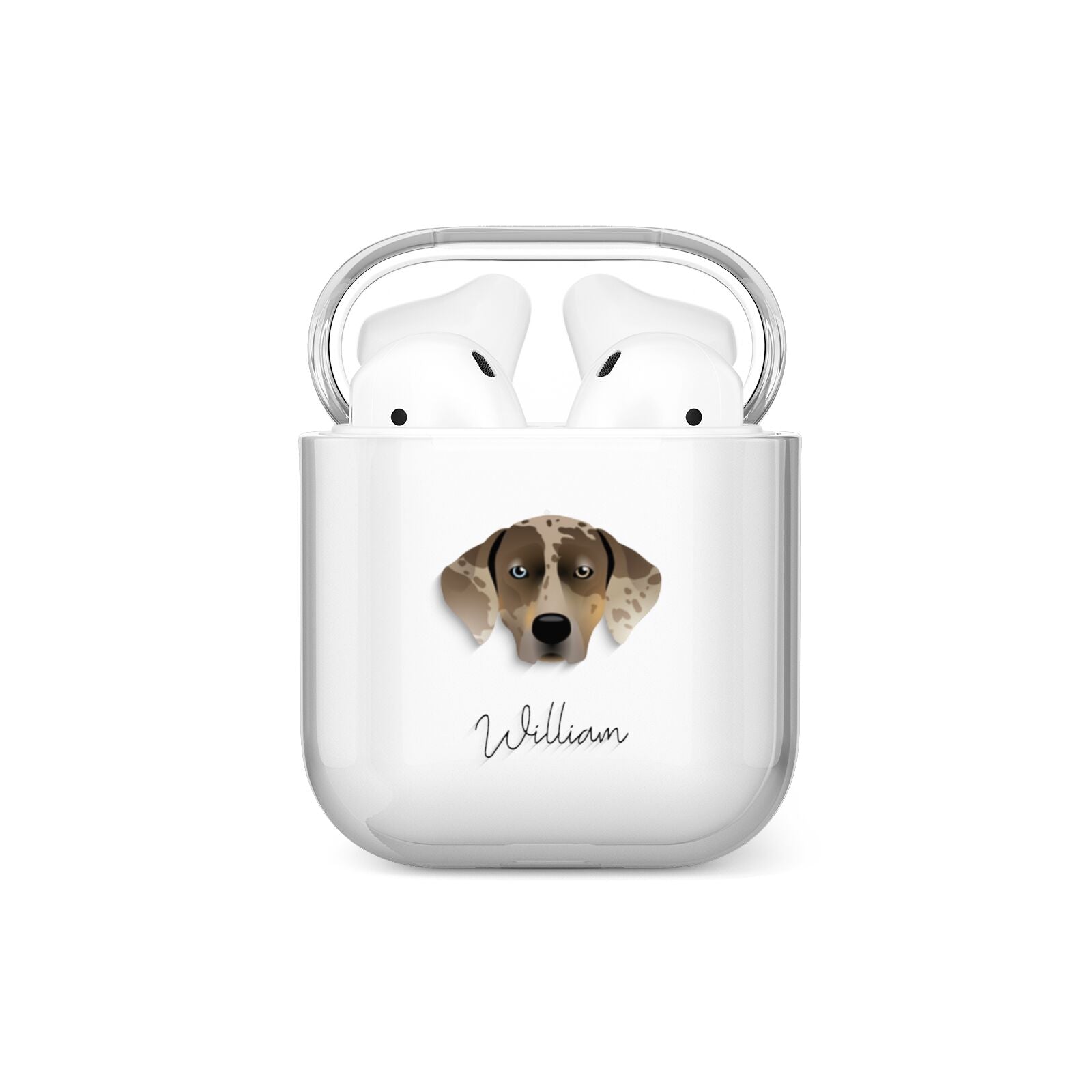 Catahoula Leopard Dog Personalised AirPods Case