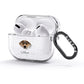 Catahoula Leopard Dog Personalised AirPods Glitter Case 3rd Gen Side Image