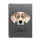 Catahoula Leopard Dog Personalised Apple iPad Grey Case