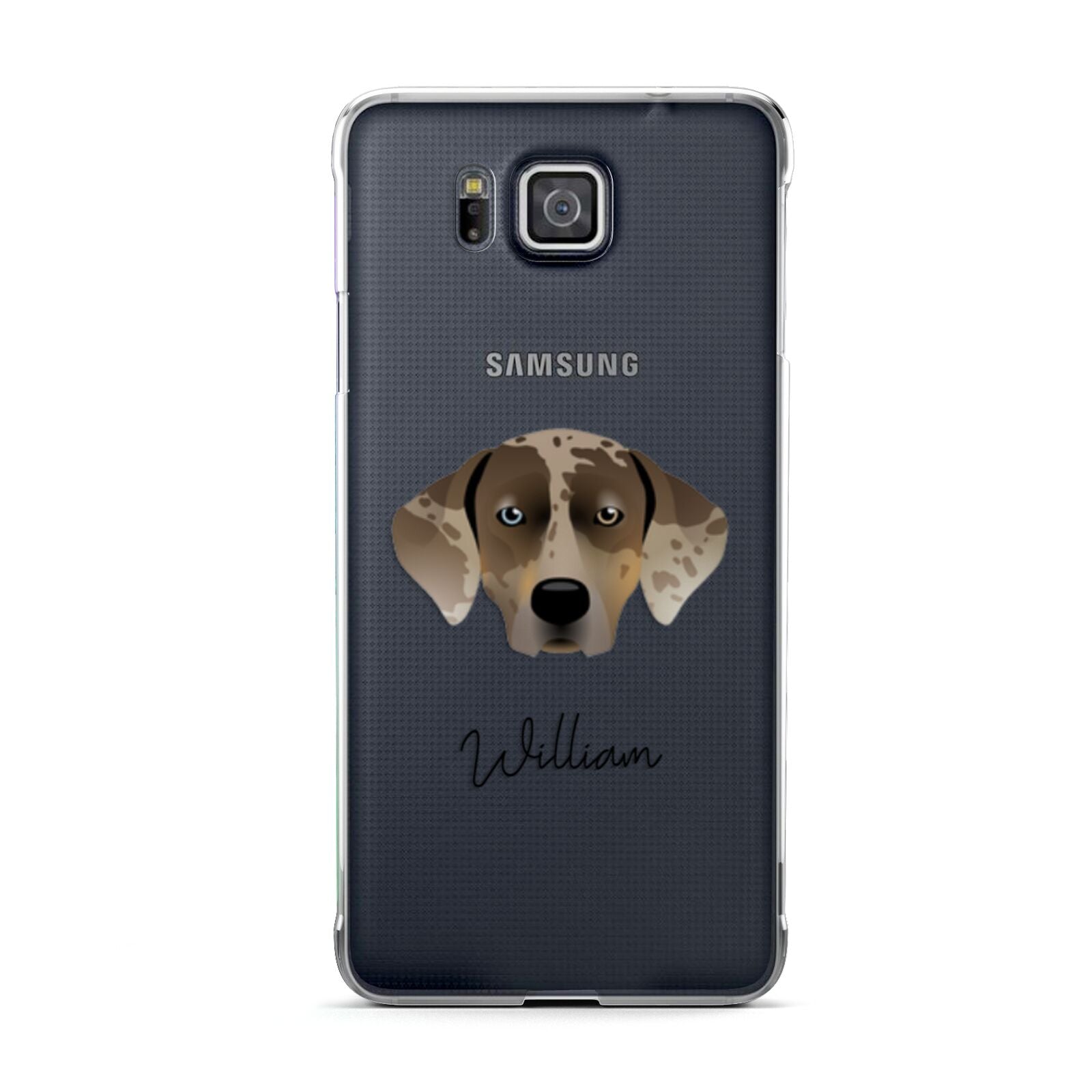 Catahoula Leopard Dog Personalised Samsung Galaxy Alpha Case