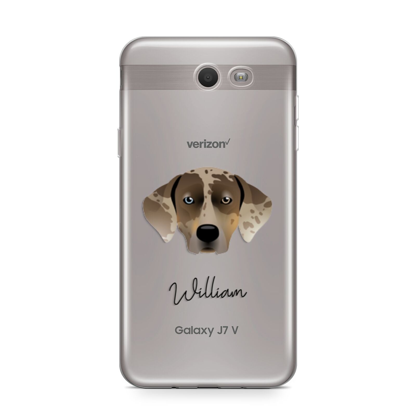 Catahoula Leopard Dog Personalised Samsung Galaxy J7 2017 Case