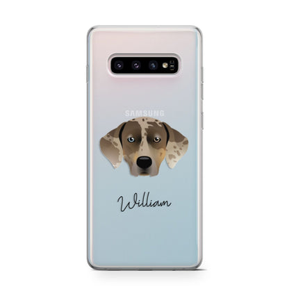 Catahoula Leopard Dog Personalised Samsung Galaxy S10 Case