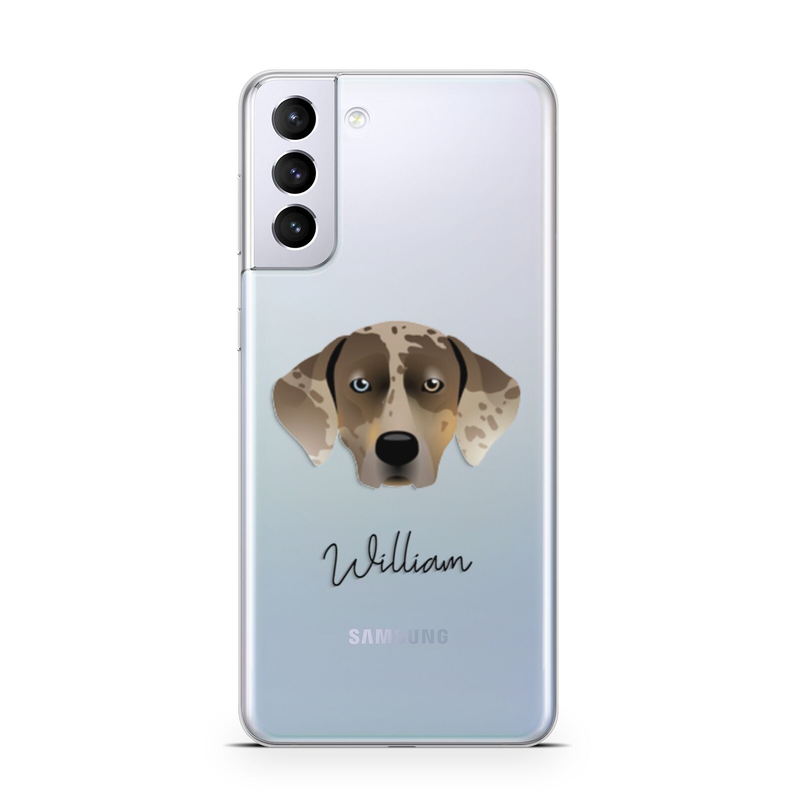 Catahoula Leopard Dog Personalised Samsung S21 Plus Phone Case