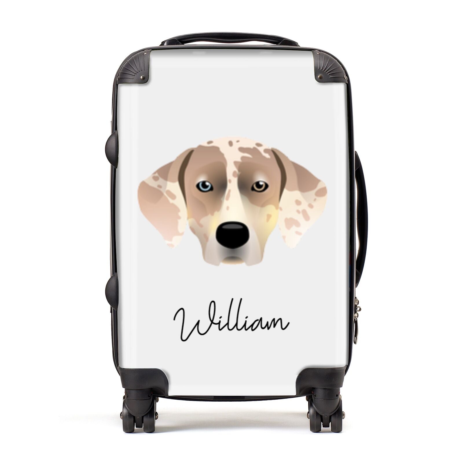 Catahoula Leopard Dog Personalised Suitcase