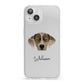 Catahoula Leopard Dog Personalised iPhone 13 Clear Bumper Case