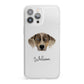 Catahoula Leopard Dog Personalised iPhone 13 Pro Max Clear Bumper Case