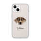 Catahoula Leopard Dog Personalised iPhone 14 Clear Tough Case Starlight