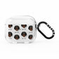 Catalan Sheepdog Icon with Name AirPods Clear Case 3rd Gen