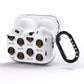 Catalan Sheepdog Icon with Name AirPods Pro Clear Case Side Image