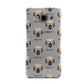 Catalan Sheepdog Icon with Name Samsung Galaxy A3 Case