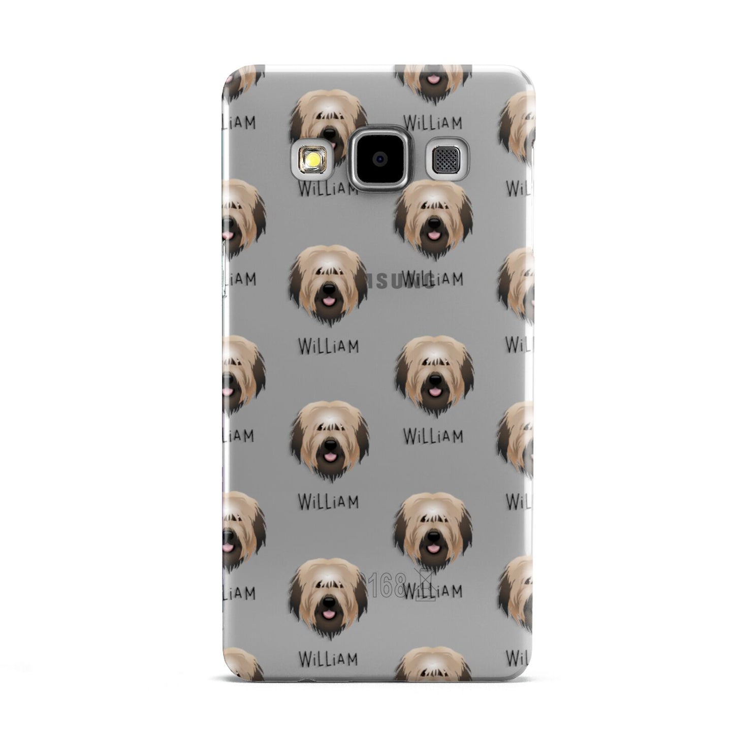 Catalan Sheepdog Icon with Name Samsung Galaxy A5 Case