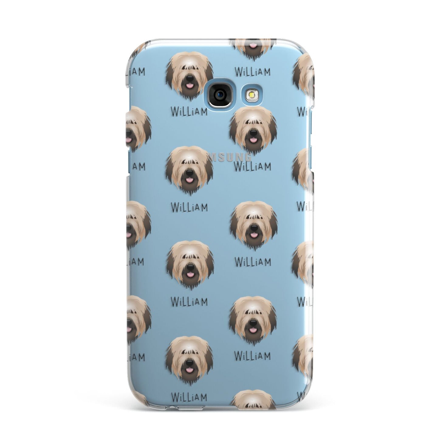 Catalan Sheepdog Icon with Name Samsung Galaxy A7 2017 Case
