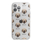 Catalan Sheepdog Icon with Name iPhone 13 Pro Max TPU Impact Case with White Edges