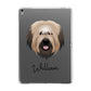 Catalan Sheepdog Personalised Apple iPad Grey Case