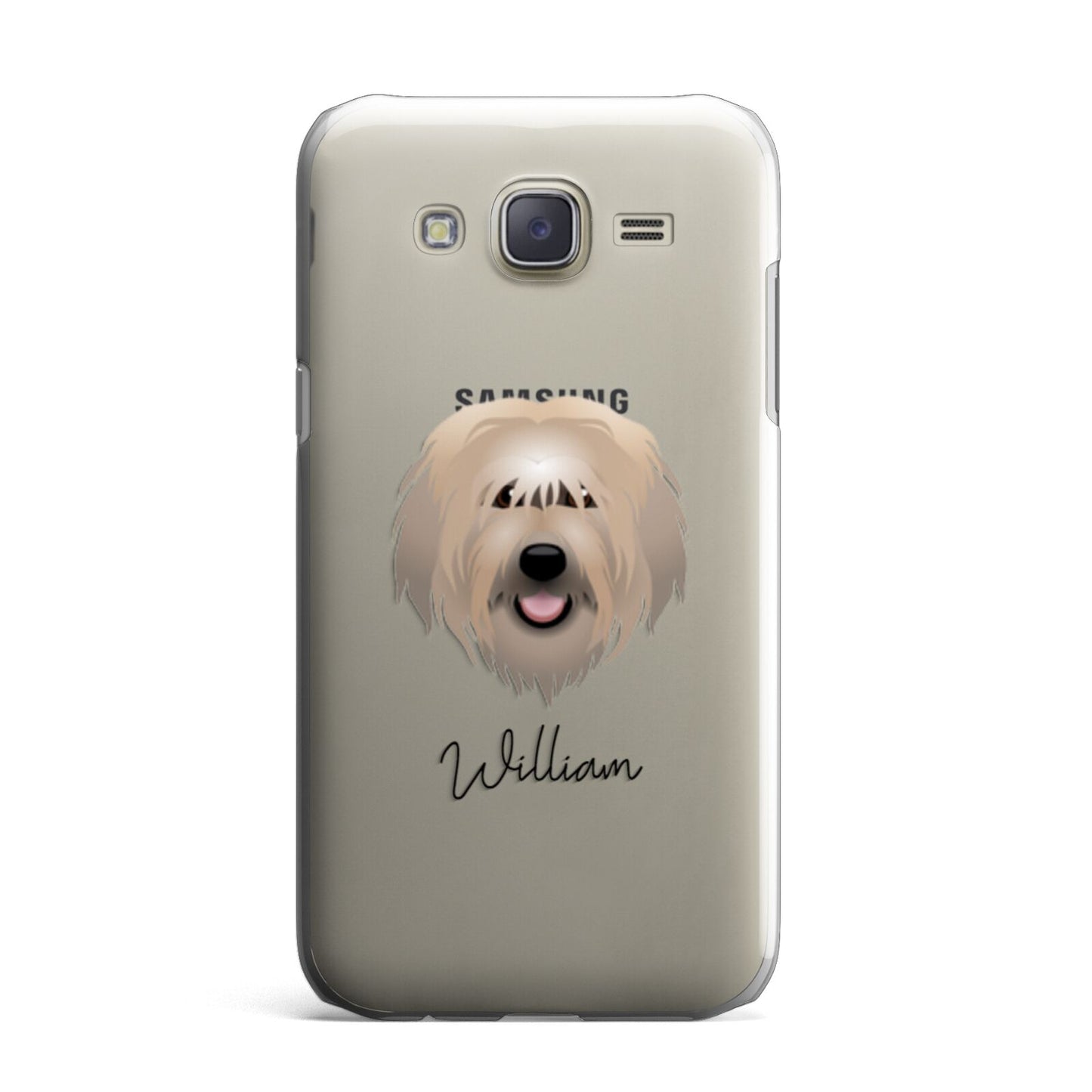 Catalan Sheepdog Personalised Samsung Galaxy J7 Case