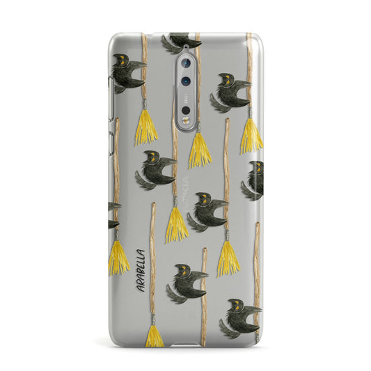 Cats on Broomsticks Halloween Nokia Case