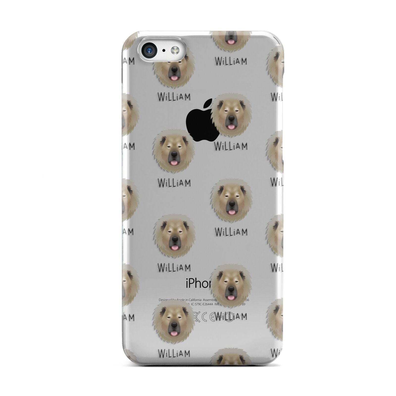 Causasian Shepherd Icon with Name Apple iPhone 5c Case