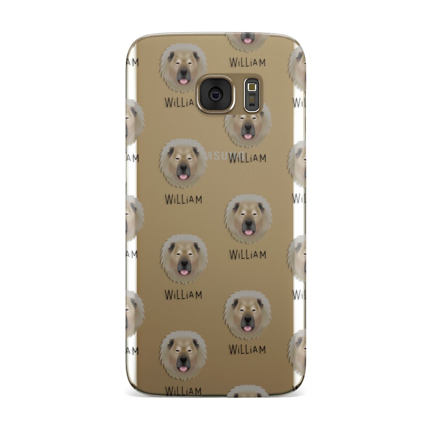 Causasian Shepherd Icon with Name Samsung Galaxy Case
