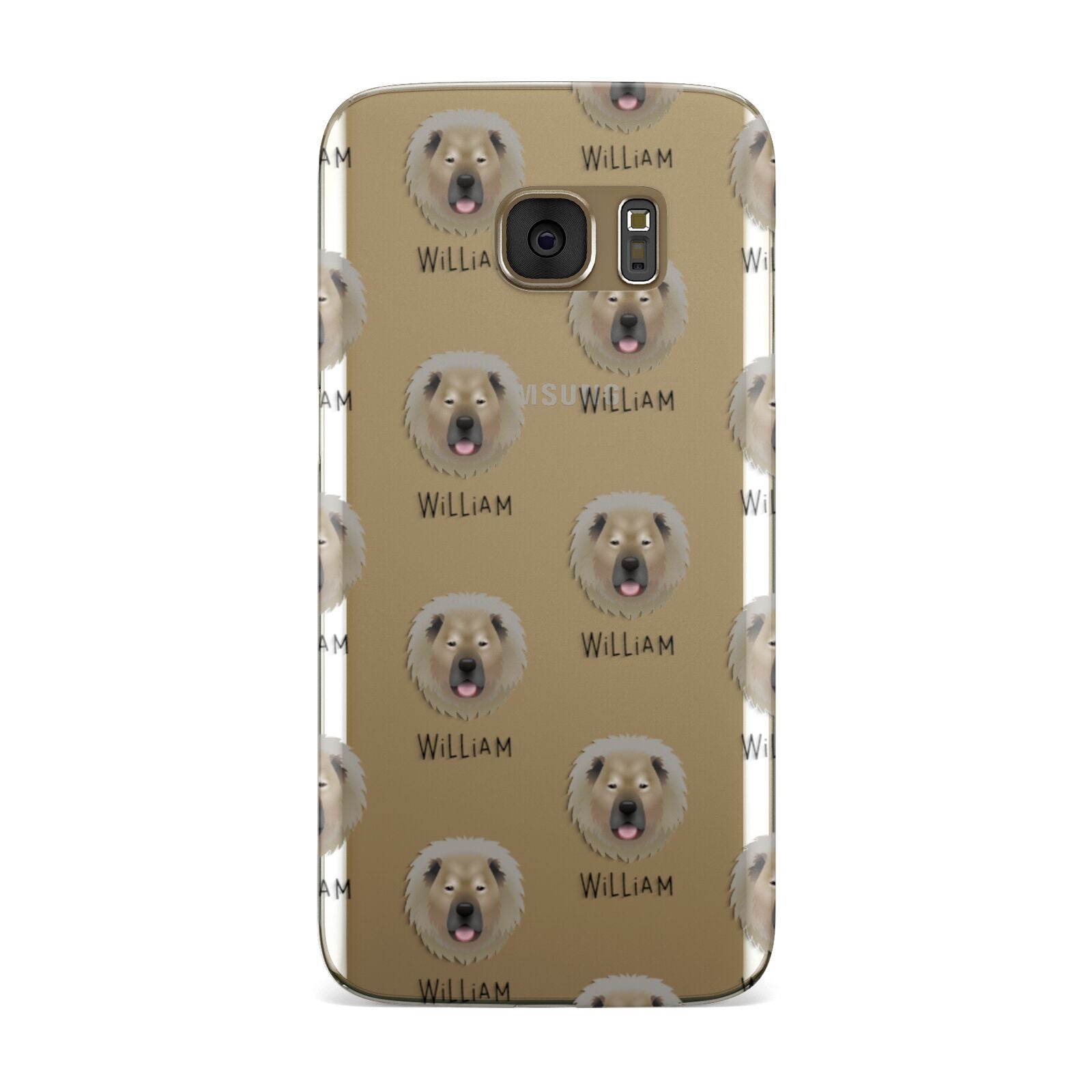 Causasian Shepherd Icon with Name Samsung Galaxy Case