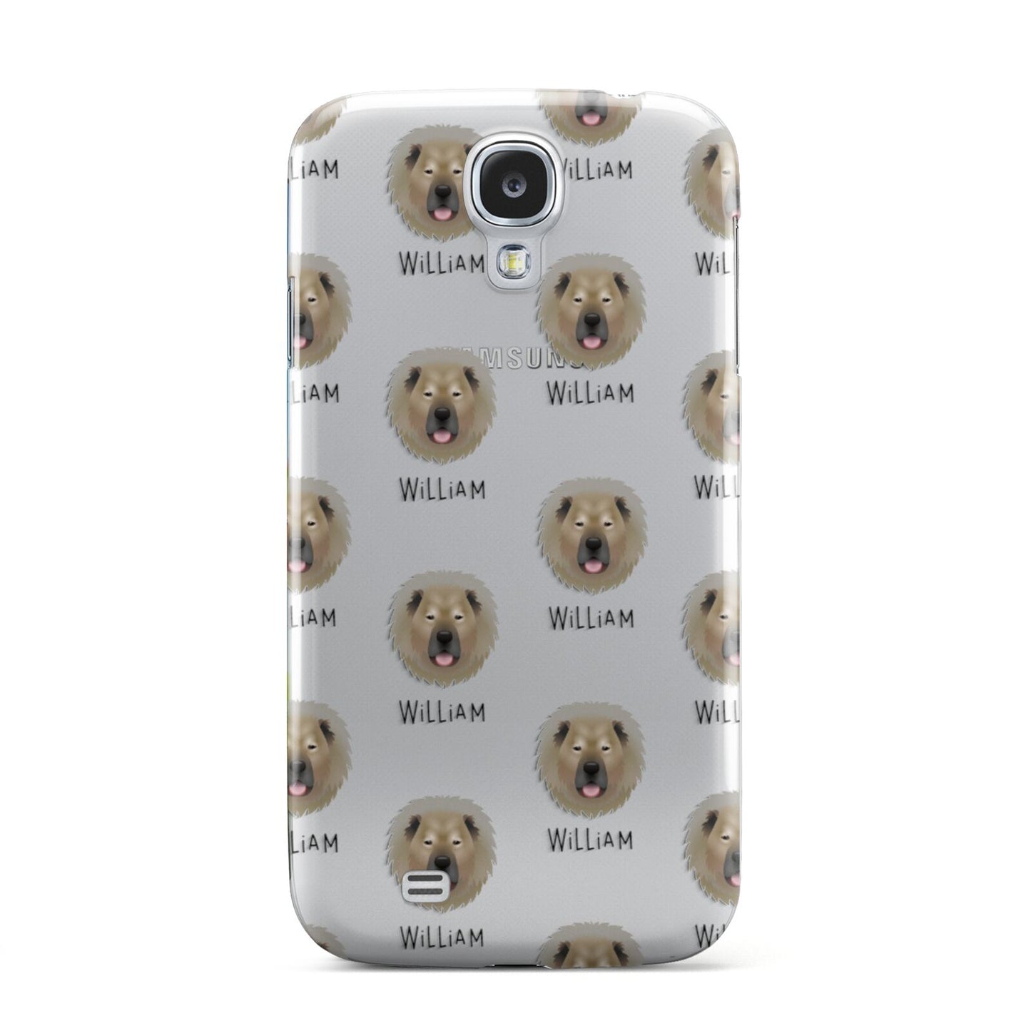 Causasian Shepherd Icon with Name Samsung Galaxy S4 Case