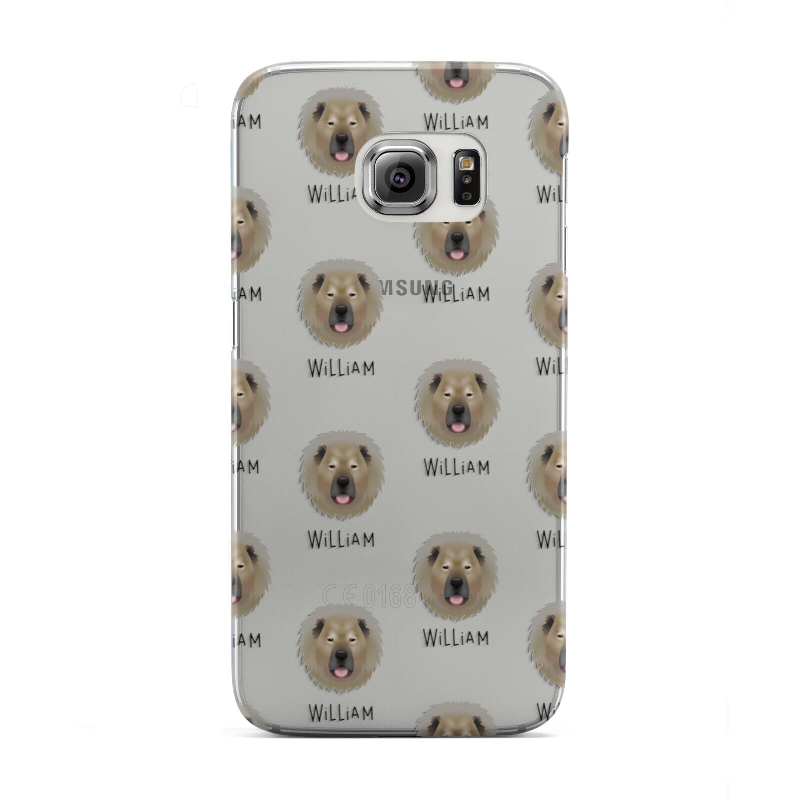 Causasian Shepherd Icon with Name Samsung Galaxy S6 Edge Case