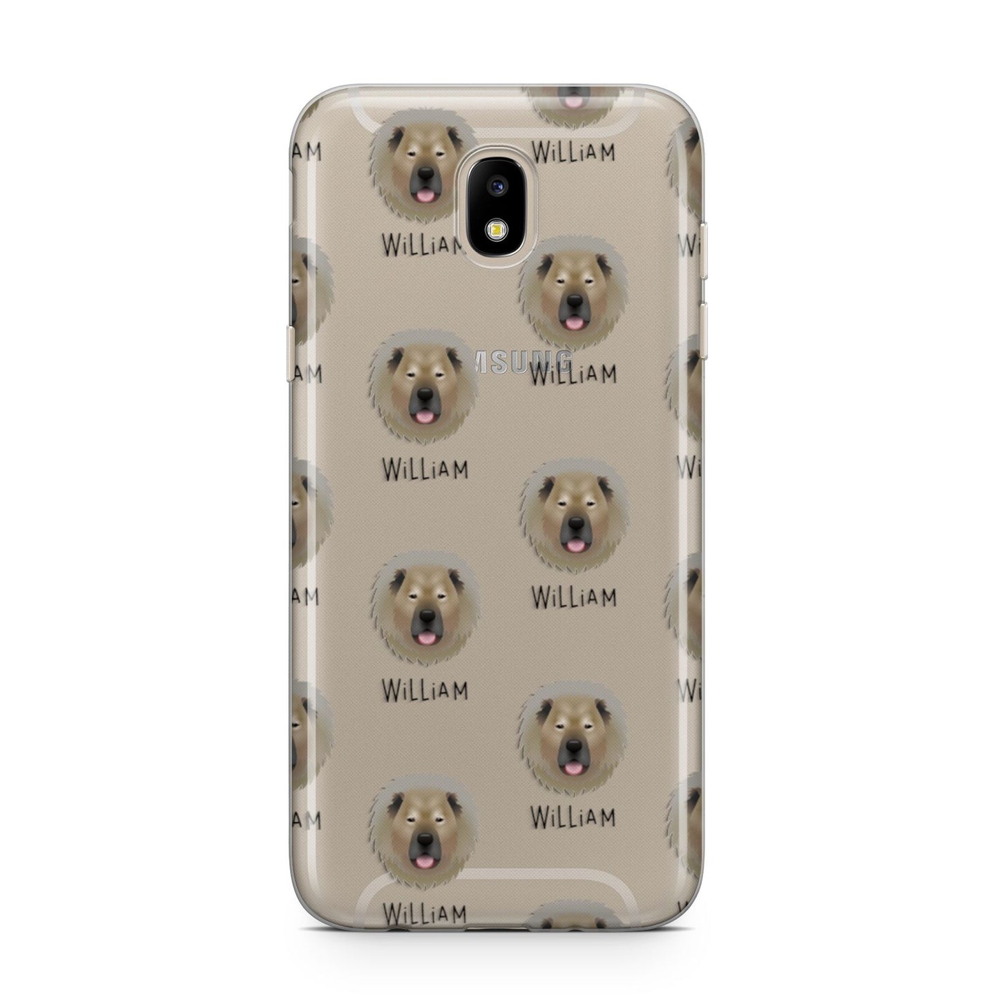 Causasian Shepherd Icon with Name Samsung J5 2017 Case