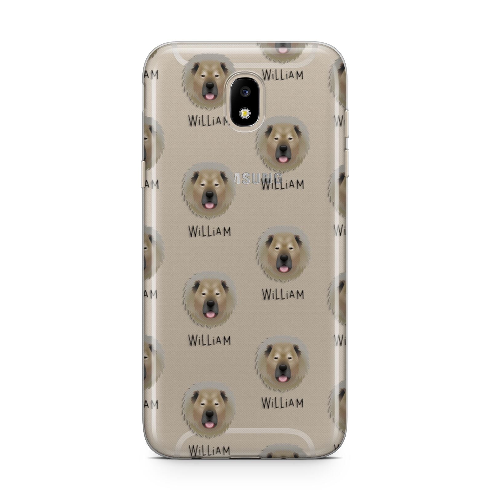 Causasian Shepherd Icon with Name Samsung J5 2017 Case
