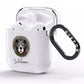 Causasian Shepherd Personalised AirPods Clear Case Side Image