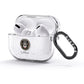 Causasian Shepherd Personalised AirPods Glitter Case 3rd Gen Side Image
