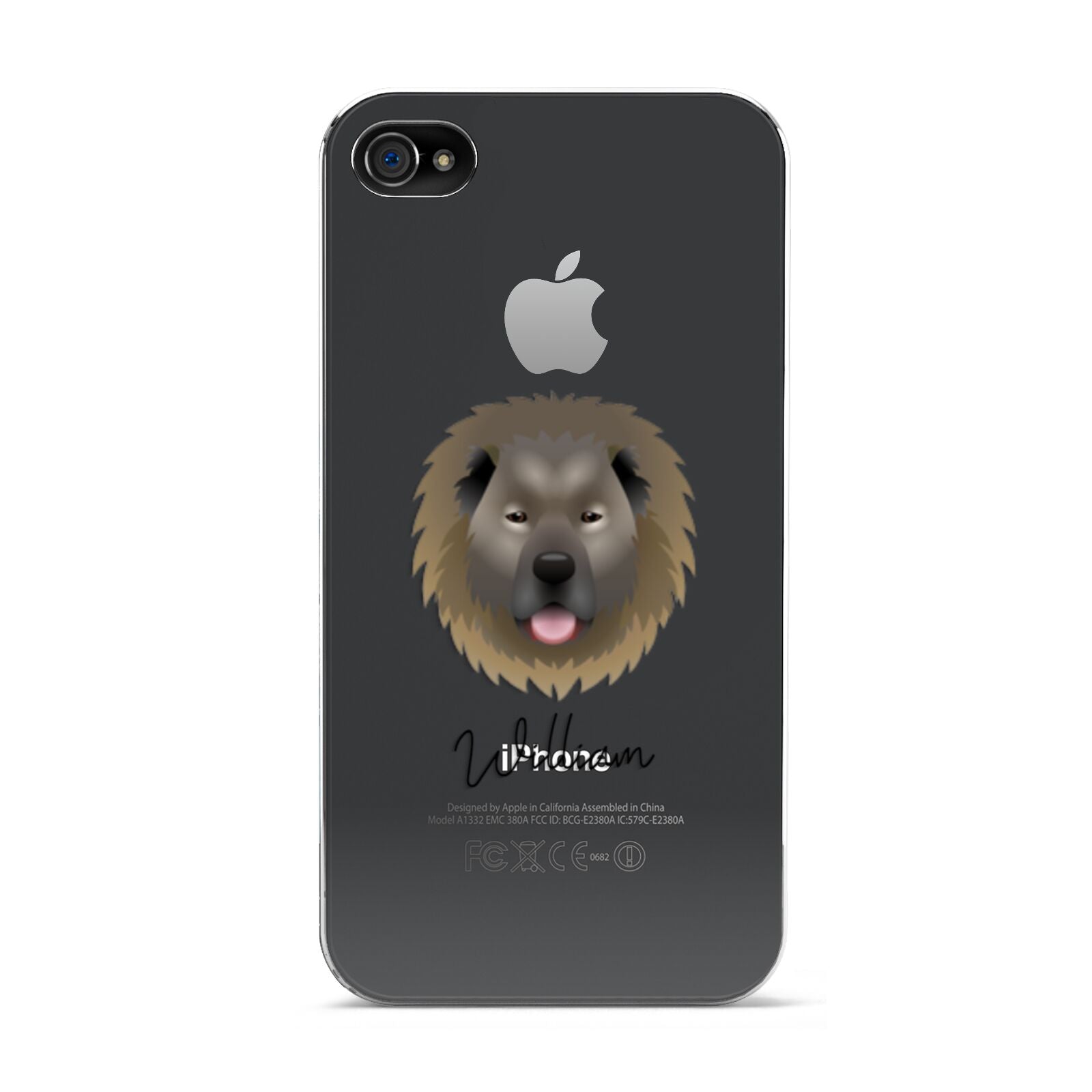 Causasian Shepherd Personalised Apple iPhone 4s Case
