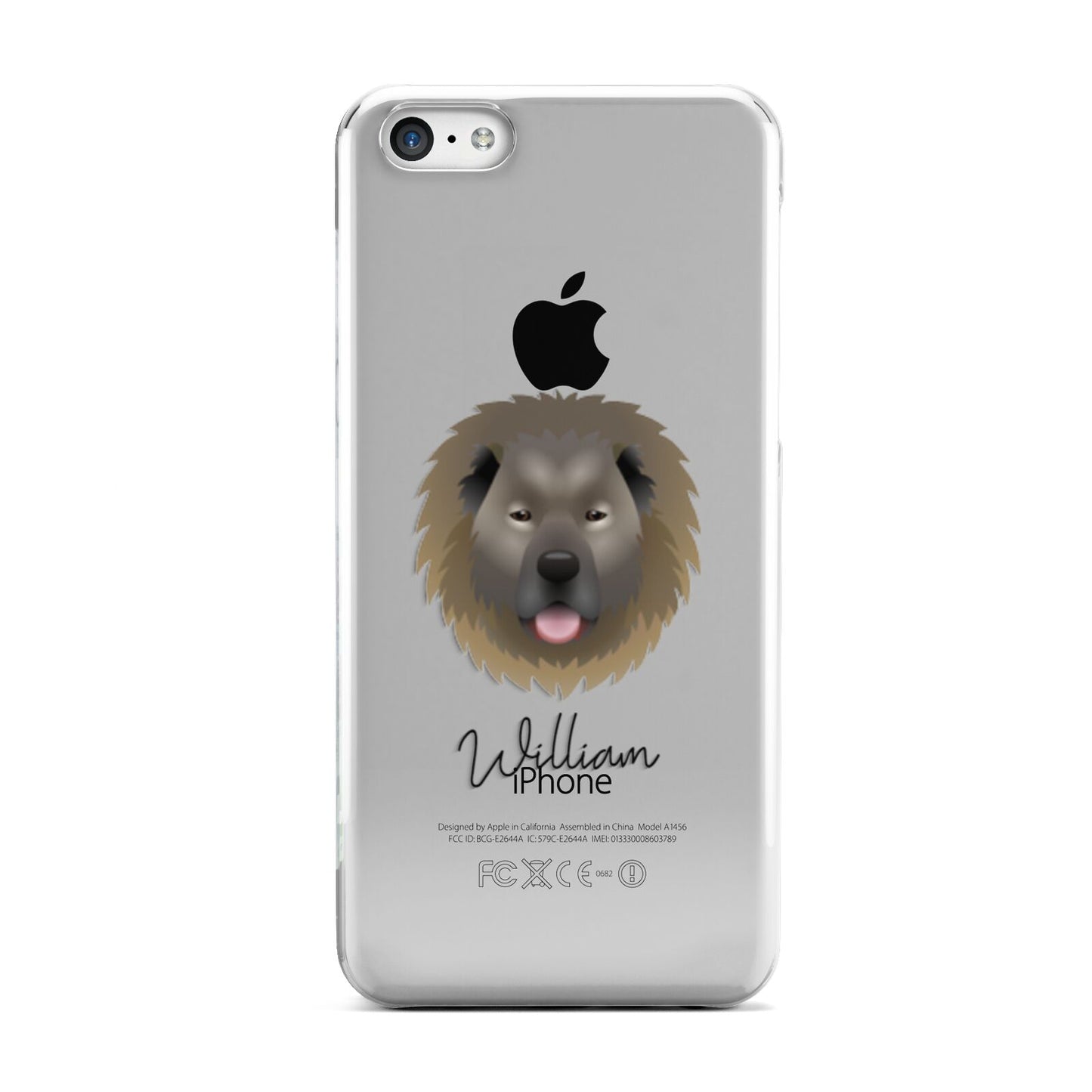 Causasian Shepherd Personalised Apple iPhone 5c Case