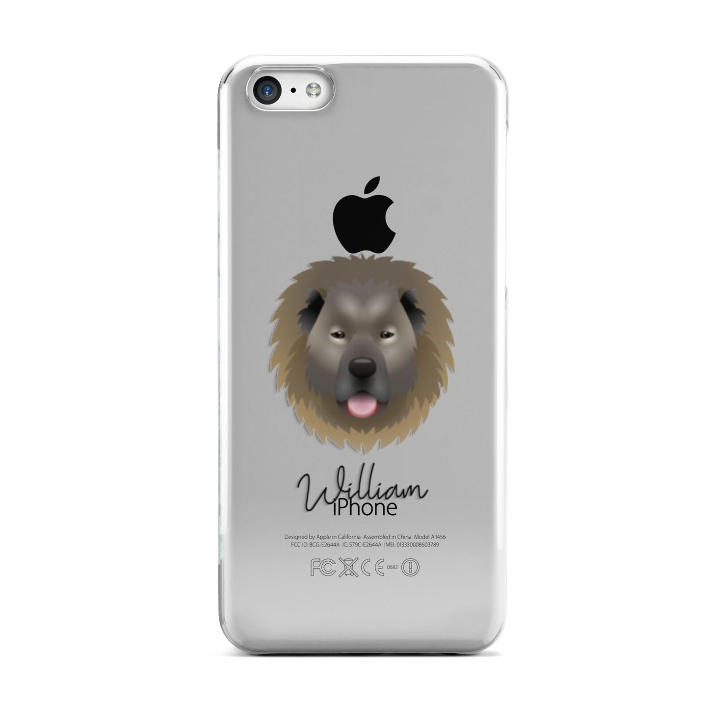 Causasian Shepherd Personalised Apple iPhone 5c Case