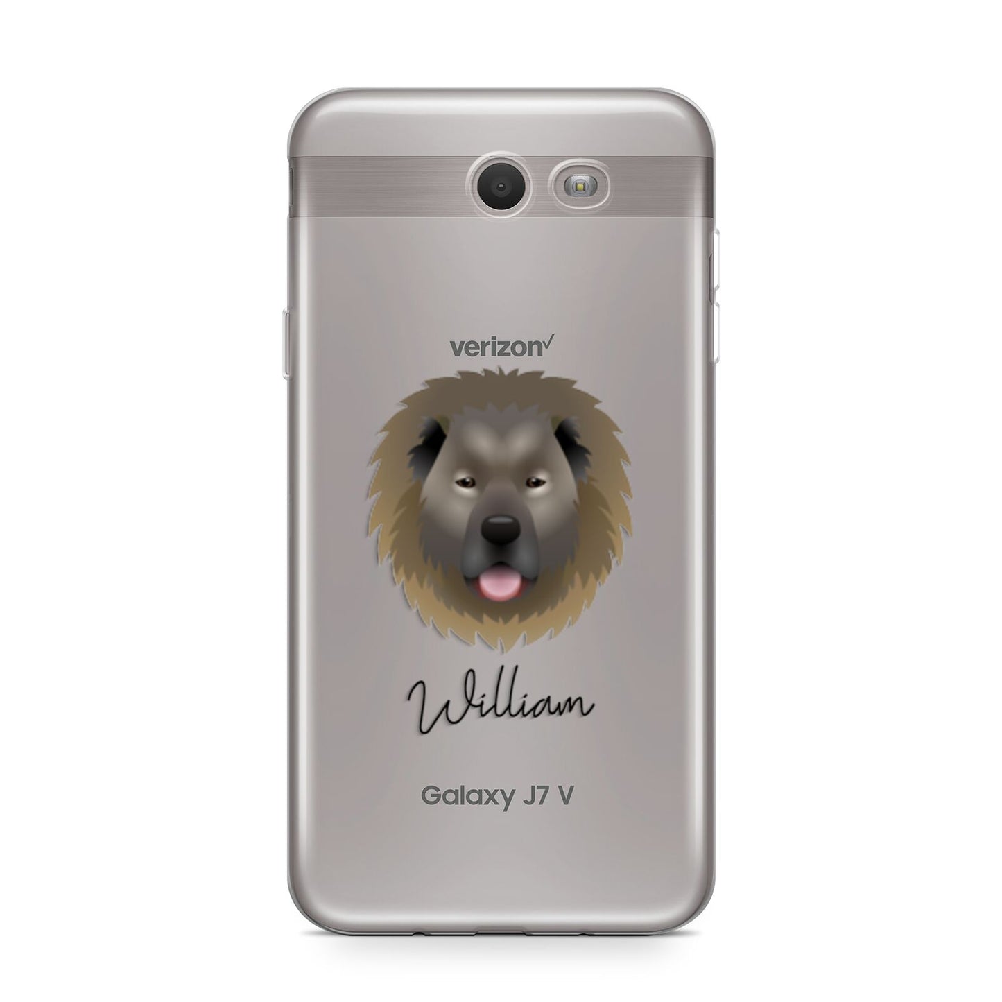 Causasian Shepherd Personalised Samsung Galaxy J7 2017 Case