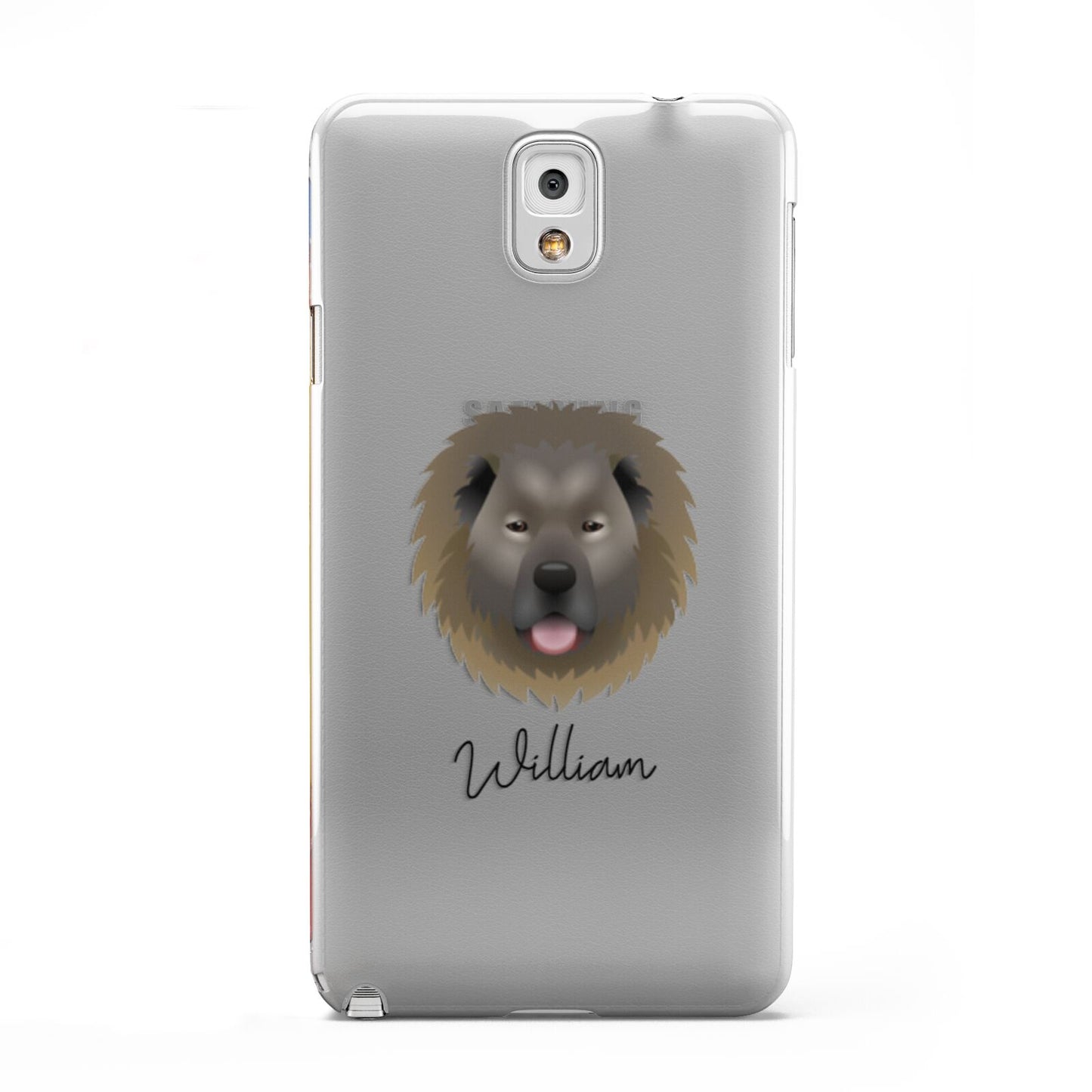 Causasian Shepherd Personalised Samsung Galaxy Note 3 Case