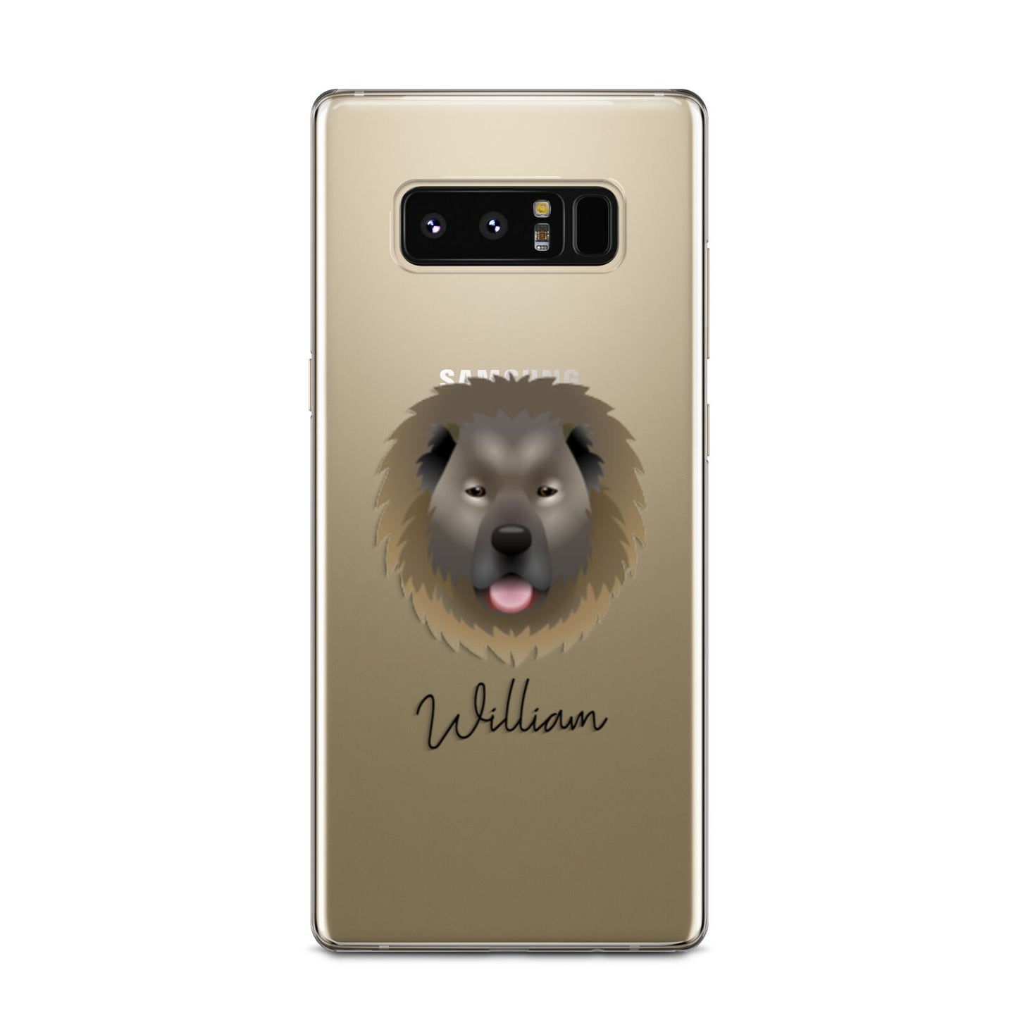 Causasian Shepherd Personalised Samsung Galaxy Note 8 Case