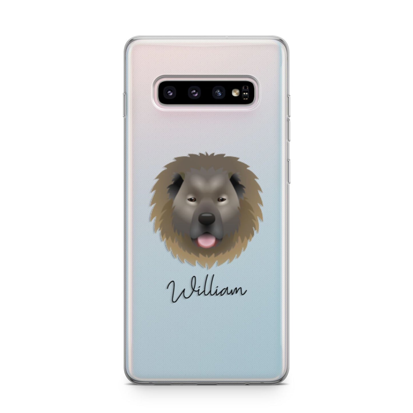 Causasian Shepherd Personalised Samsung Galaxy S10 Plus Case