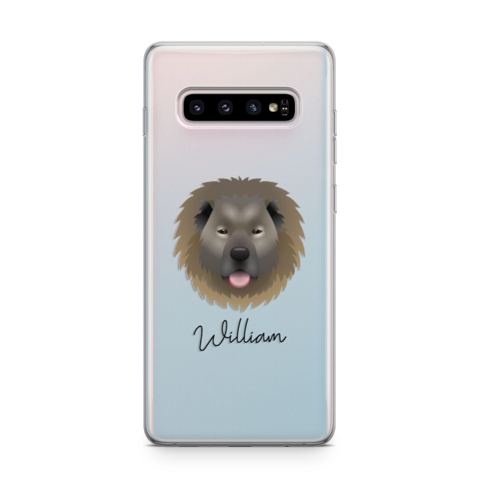 Causasian Shepherd Personalised Samsung Galaxy S10 Plus Case