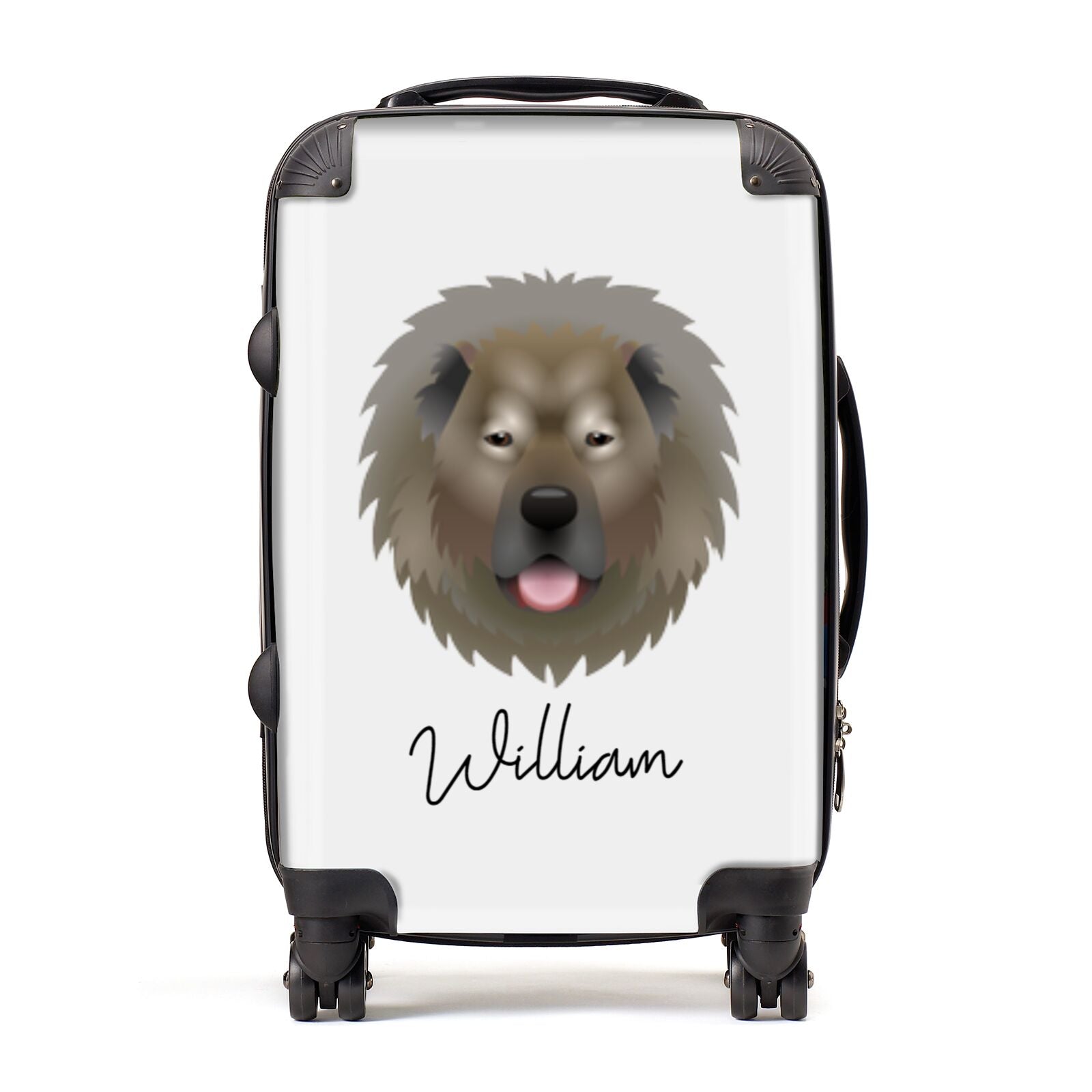 Causasian Shepherd Personalised Suitcase