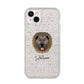 Causasian Shepherd Personalised iPhone 14 Plus Glitter Tough Case Starlight