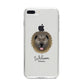 Causasian Shepherd Personalised iPhone 8 Plus Bumper Case on Silver iPhone