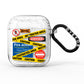 Caution Stickers AirPods Glitter Case