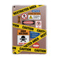 Caution Stickers Apple iPad Rose Gold Case