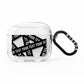 Caution Tape Custom Phrase AirPods Clear Case 3rd Gen
