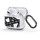 Caution Tape Custom Phrase AirPods Glitter Case 3rd Gen Side Image