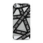 Caution Tape Custom Phrase Apple iPhone 5 Case