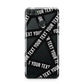 Caution Tape Custom Phrase Huawei Y9 2018