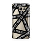 Caution Tape Custom Phrase Samsung Galaxy Note 5 Case